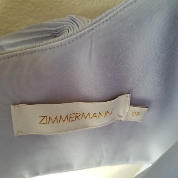 Zimmermann Lovestruck Cropped Bodice Periwinkle - Picture 5 of 7